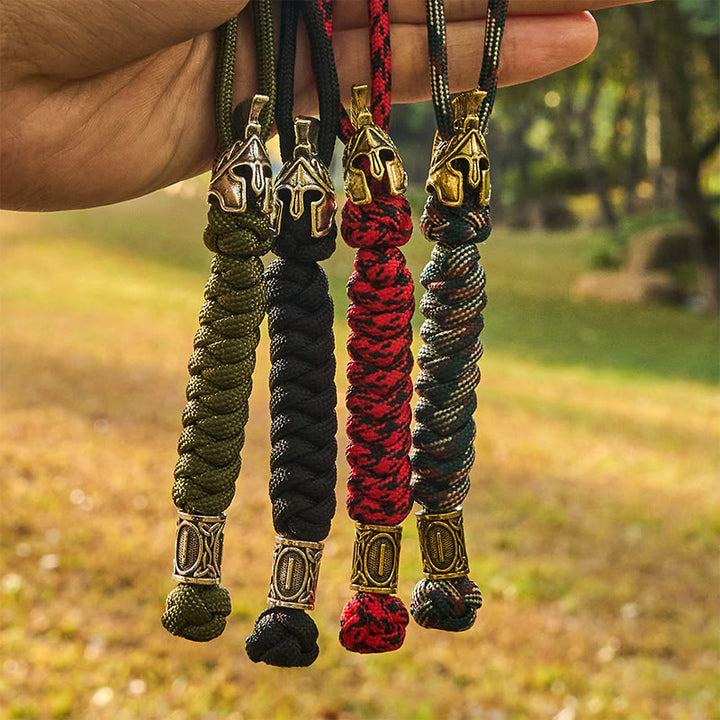 WorldNorse Viking Helm Rune Braided Keychain - image 7