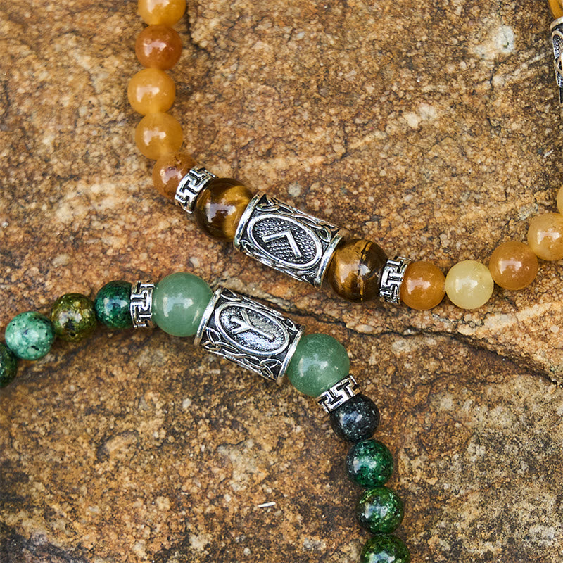 WorldNorse Rune Chromatic Crystal Beaded Bracelet - image 3