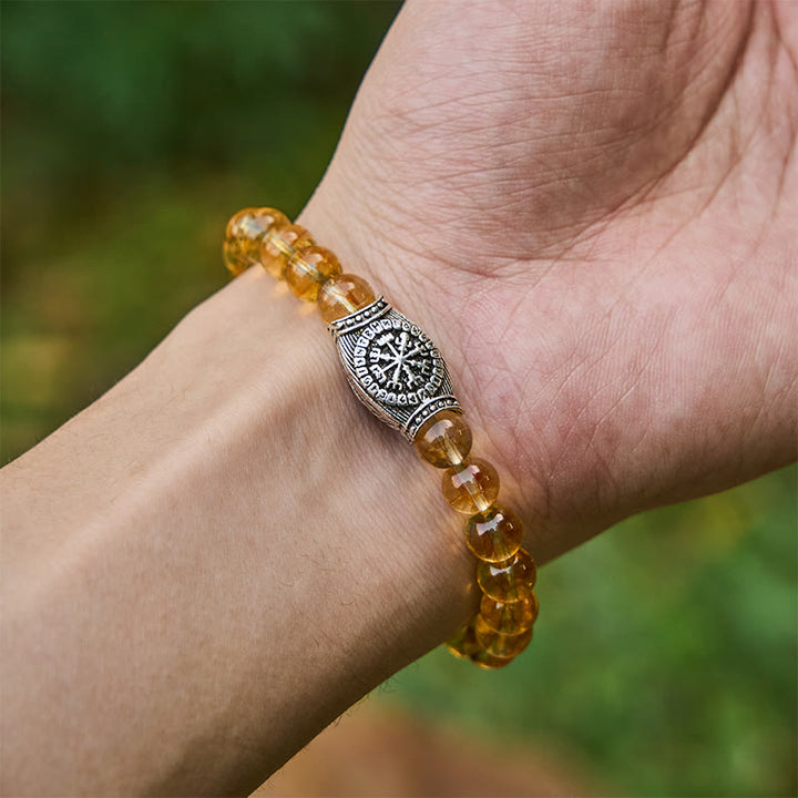 WorldNorse Viking Tiger Head Paracord Braided Bracelet - image 1