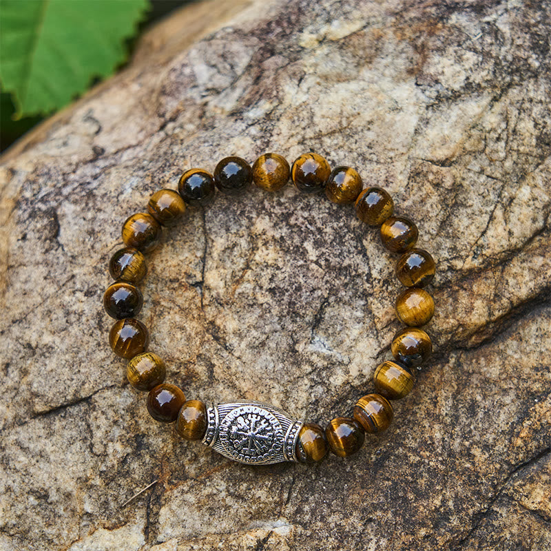 WorldNorse Viking Tiger Head Paracord Braided Bracelet - Tiger-Eye - image 16