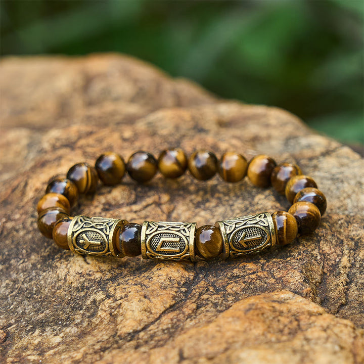 WorldNorse Heterochromatic Assorted Crystal Beaded Bracelet - Tiger-Eye - image 16
