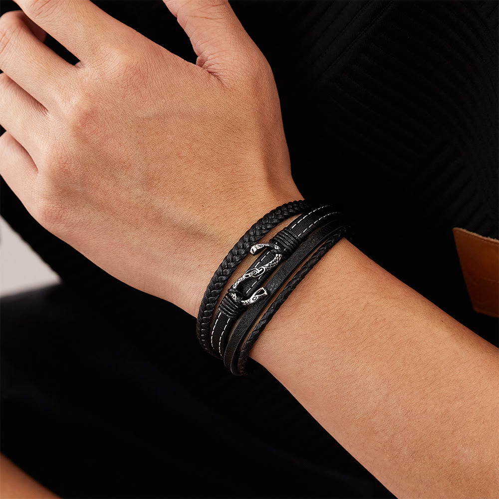 WorldNorse Forged Scaled Nidhogg Coil Bracelet - image 11