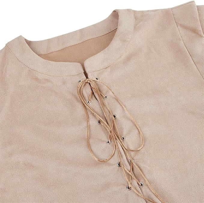 WorldNorse Viking Sueded Lace Up Tunic Costume Waistcoat - image 13