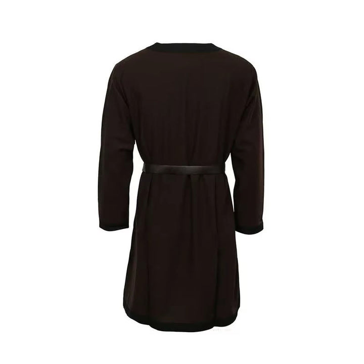 WorldNorse Viking Contrast Trim Girdled Costume Robe - image 6