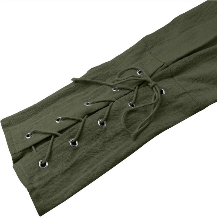 WorldNorse Medieval Crisscross Placket Tunic Costume Shirt - image 5