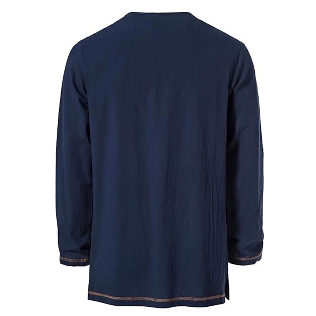 WorldNorse Stitched Hem Girdled Tunic Costume Shirt - image 18
