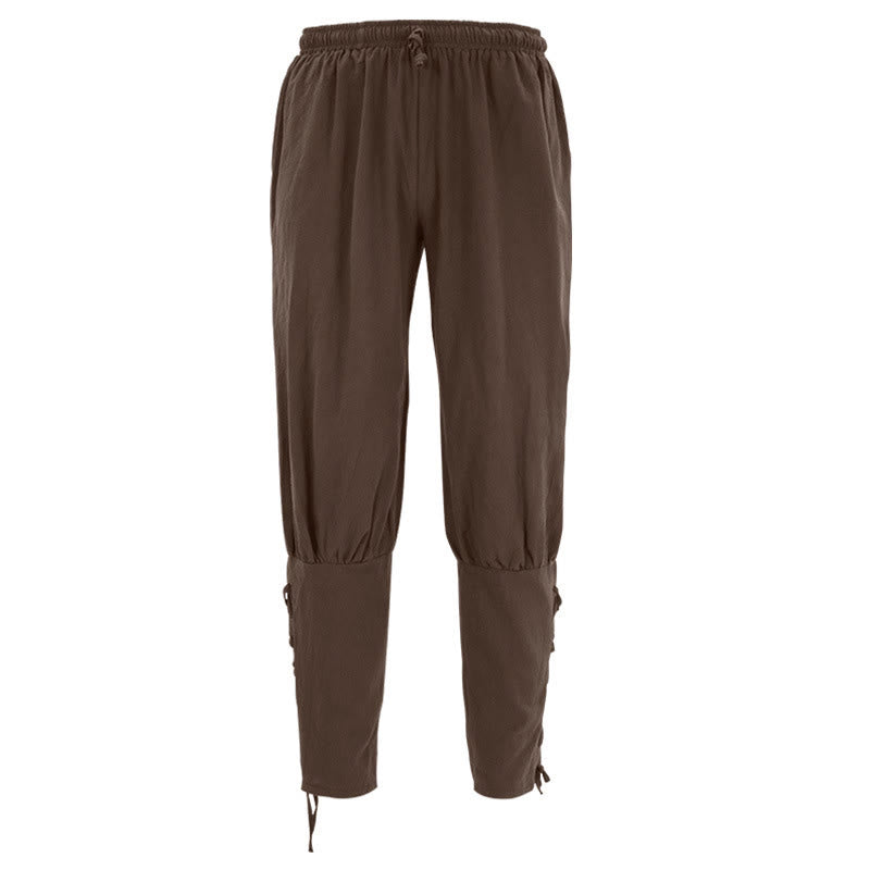 WorldNorse Norse Merchant Sash Tunic Vest Costume Set - Brown Pant - US/UK/AU44，EU54 (2XL) - image 34