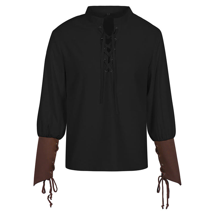 WorldNorse Norse Merchant Sash Tunic Vest Costume Set - Black Vest - US/UK/AU44，EU54 (2XL) - image 11