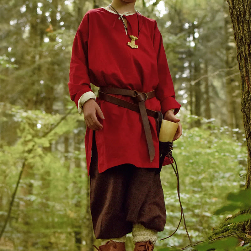 WorldNorse Medieval Forest Ranger Costume Shirt - image 11