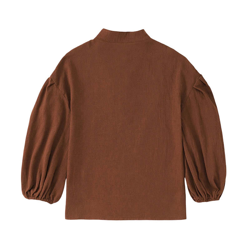 WorldNorse Puffed Sleeve Belted Tunic Costume Shirt - image 7