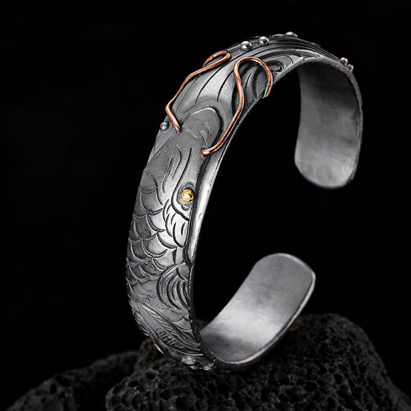 WorldNorse Handcrafted 999 Silver Norse Serpent Scale Bracelet - image 2