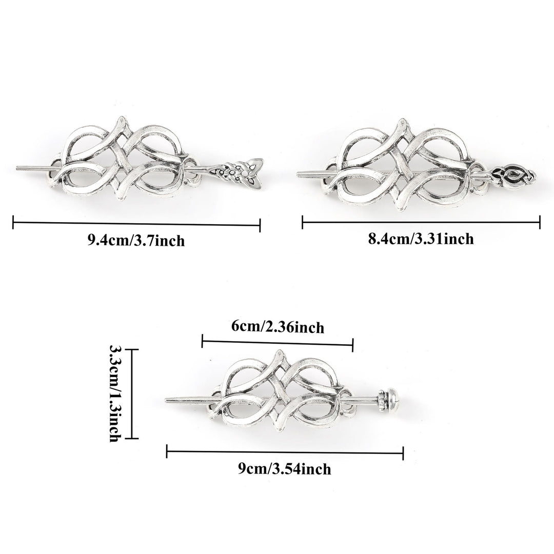 WorldNorse Infinity Interlace Knot Hairpin - image 3