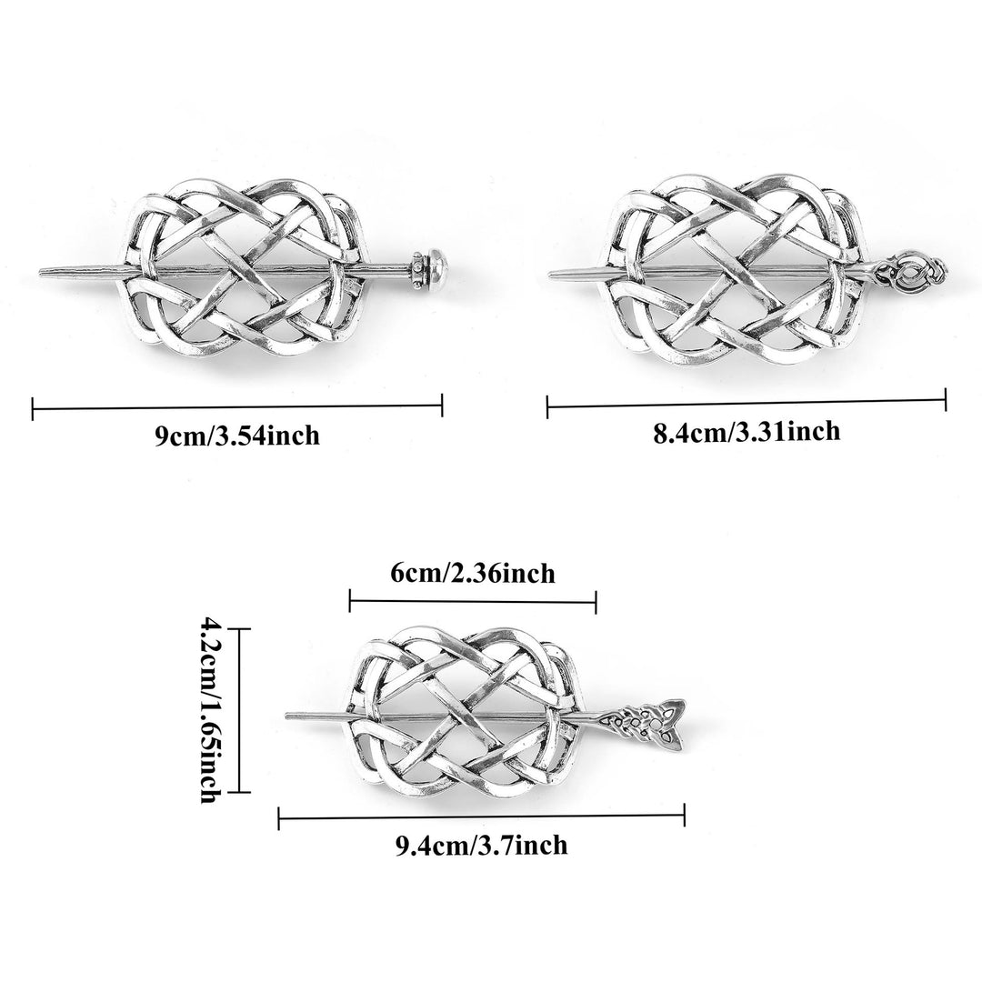 WorldNorse Viking Celtic Weave Hairpin - image 3