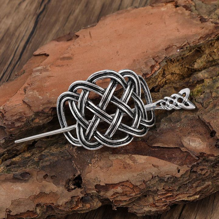 WorldNorse Interlace Celtic Knot Weave Hairpin - Knot - image 2