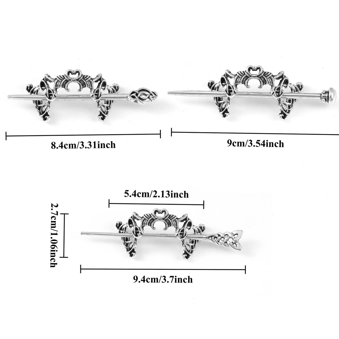 WorldNorse Norse Royal Celtic Knot Hairpin - image 3