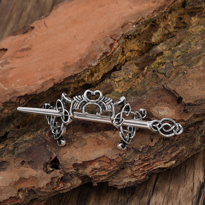 WorldNorse Norse Royal Celtic Knot Hairpin - Flower - image 2