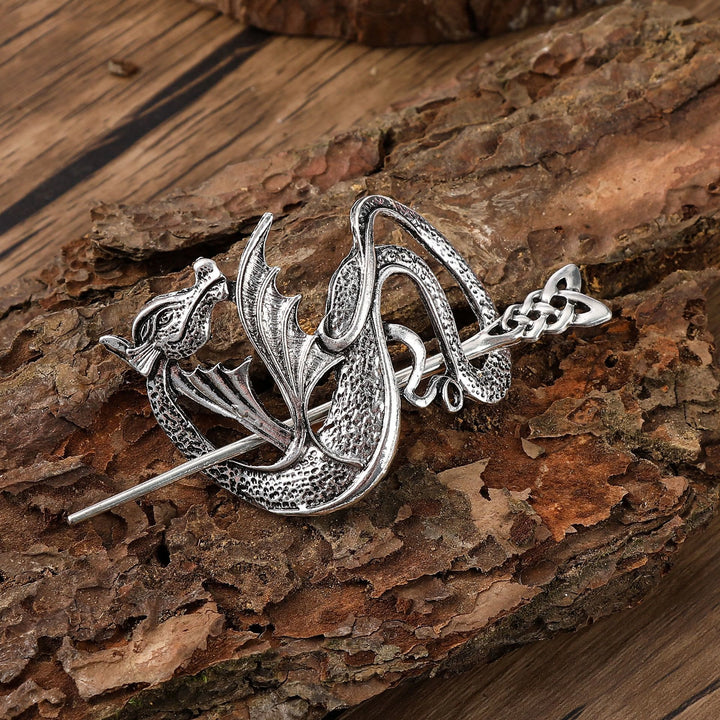 WorldNorse Viking Norse Dragon Knot Hairpin - Knot - image 2