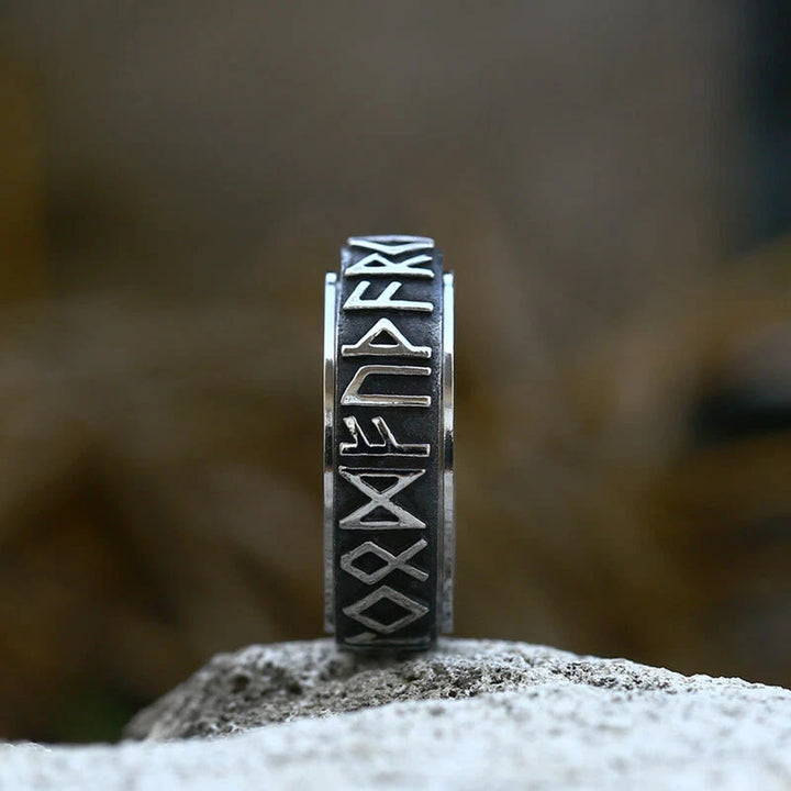 WorldNorse Classic Norse Rune Spinnner Ring - image 3