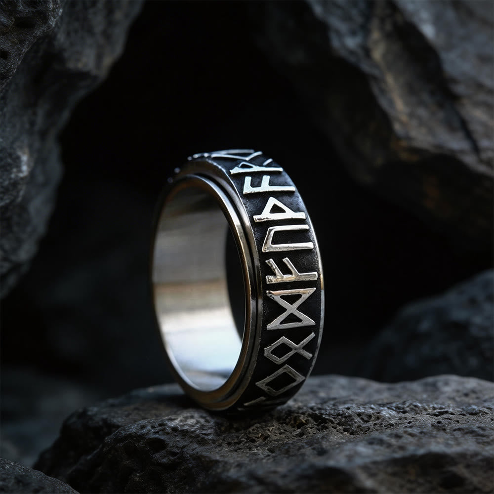 WorldNorse Classic Norse Rune Spinnner Ring - image 2