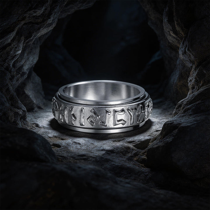 WorldNorse Classic Norse Rune Spinnner Ring - image 14