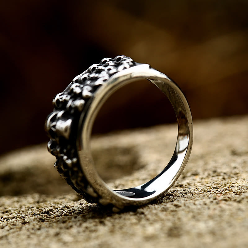 WorldNorse Underworld Skull Horde Ring - image 4