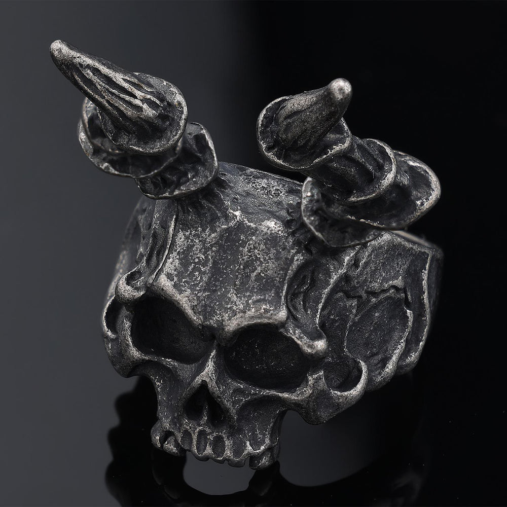 WorldNorse Occult Skull Candle Ring - image 1