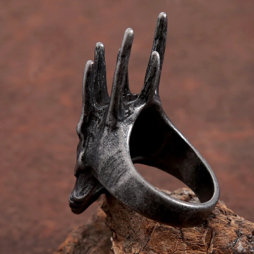 WorldNorse Fallen King Spiked Crown Ring - image 4