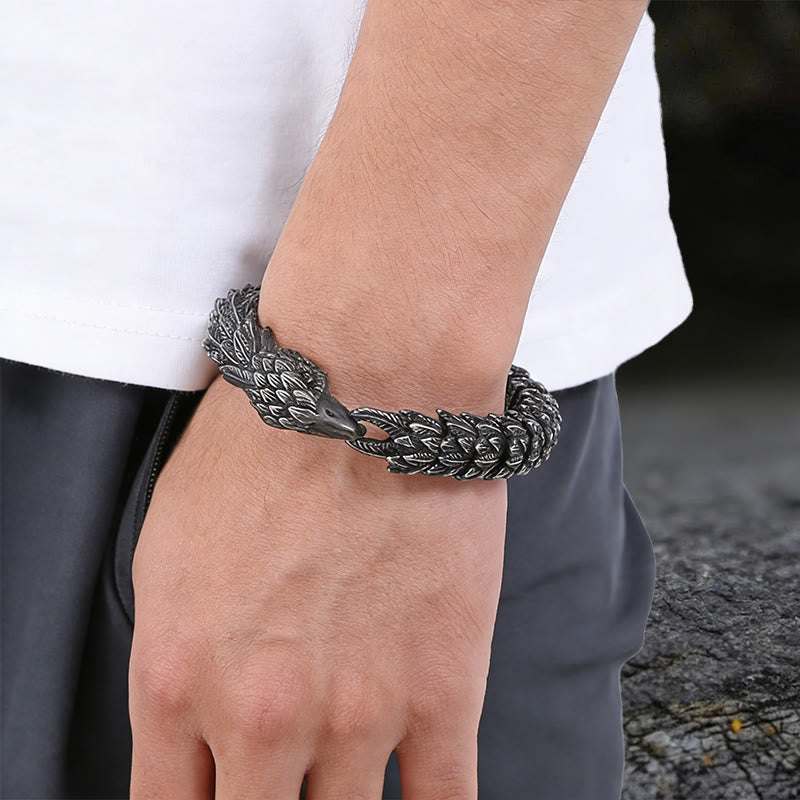 WorldNorse Twin Raven Feather Bracelet - image 1