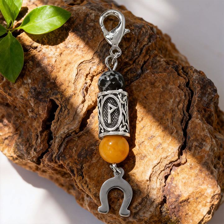 WorldNorse Nordic Rune Talisman Bead Keychain - W - image 23