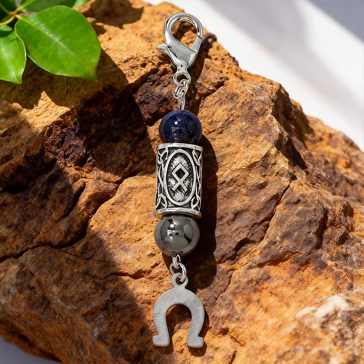 WorldNorse Nordic Rune Talisman Bead Keychain - T - image 20