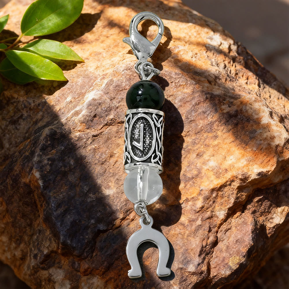 WorldNorse Nordic Rune Talisman Bead Keychain - P - image 16