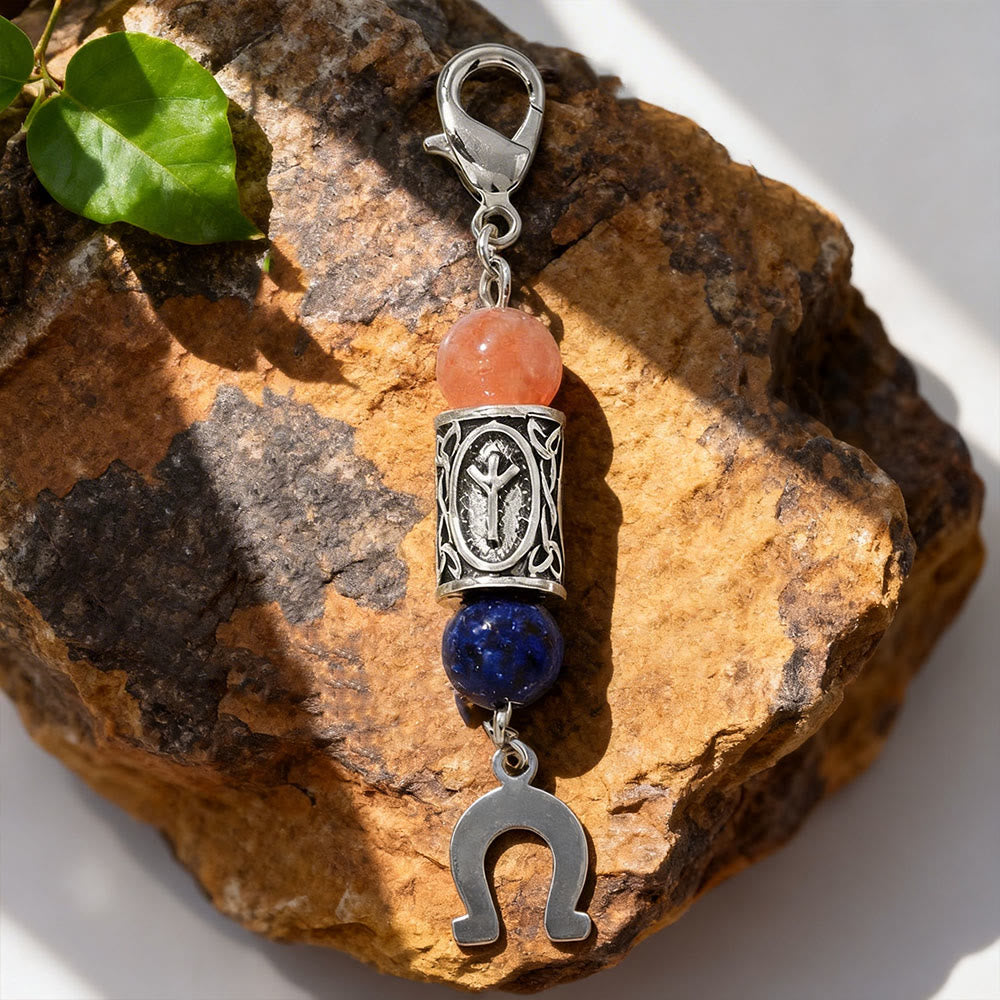 WorldNorse Nordic Rune Talisman Bead Keychain - J - image 10