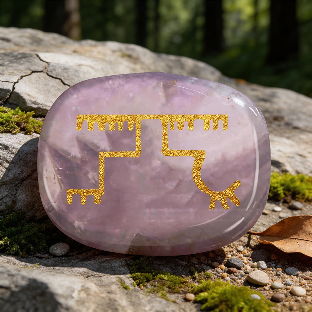WorldNorse Gapaldur Resilient Triumph Rune Crystal Decor - Amethyst - image 9