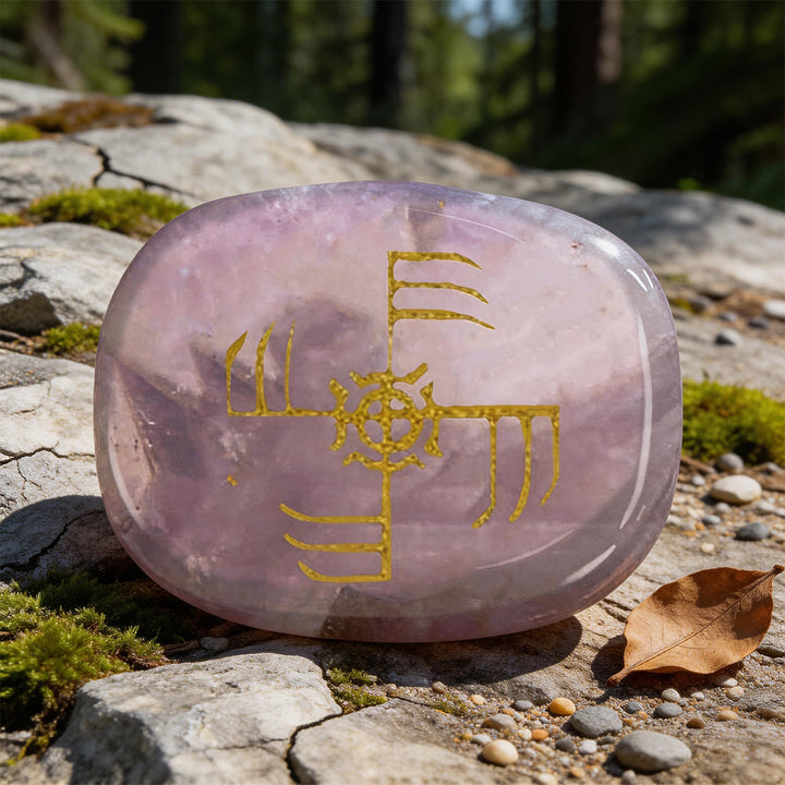 WorldNorse Ginfaxi Warrior Victory Rune Crystal Decor - Amethyst - image 9