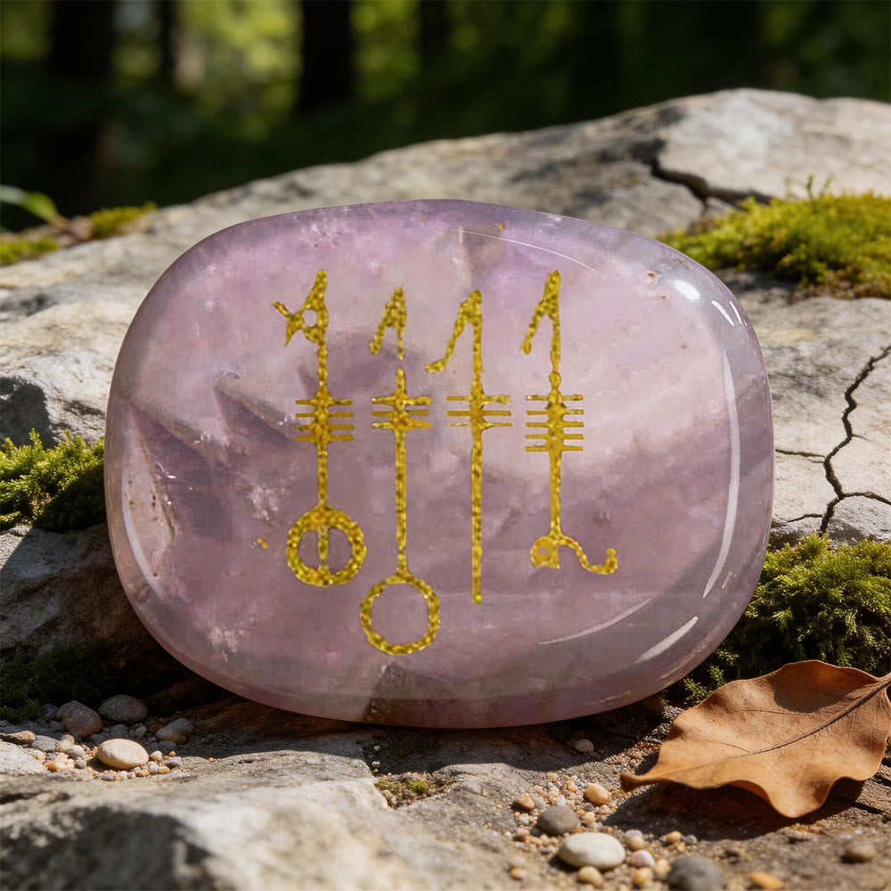 WorldNorse Viking Svefnthorn Restful Peace Rune Crystal Decor - Amethyst - image 9