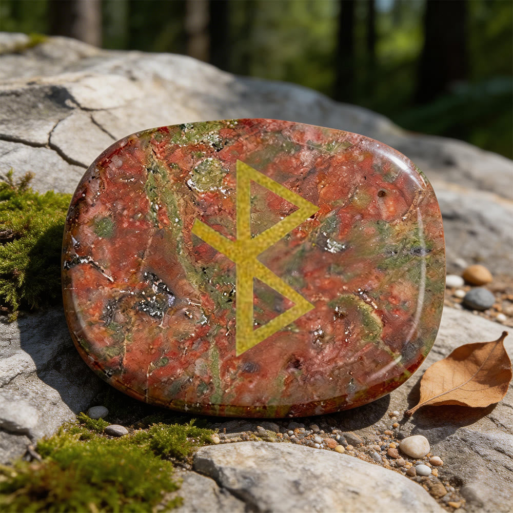 WorldNorse Healing Bind Rune Vitality Crystal Decor - Unakite - image 10