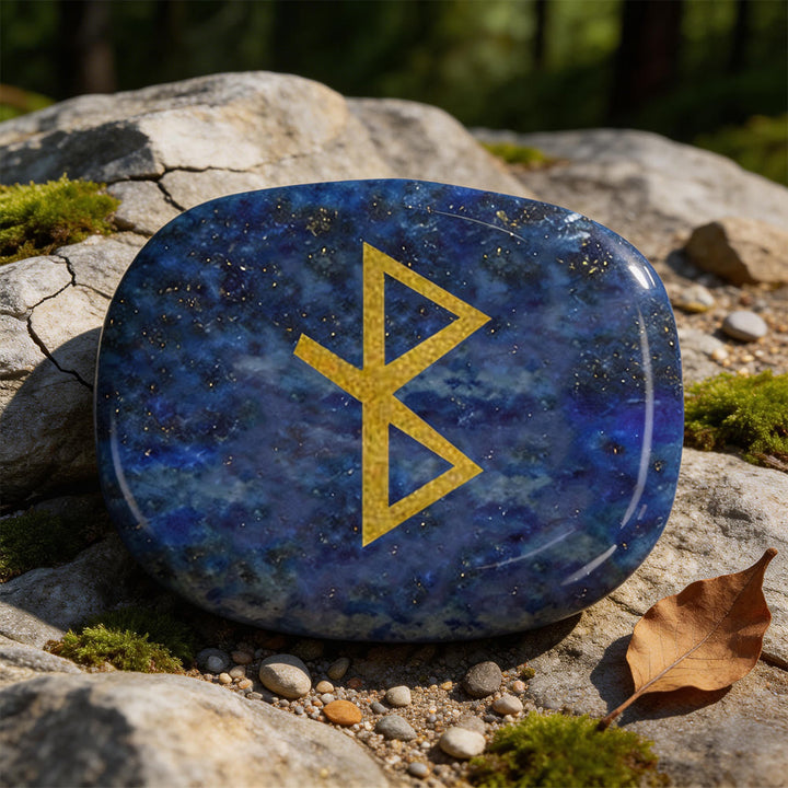 WorldNorse Healing Bind Rune Vitality Crystal Decor - Lapis Lazuli - image 8