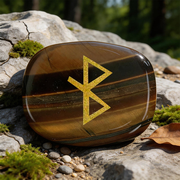 WorldNorse Healing Bind Rune Vitality Crystal Decor - Tiger's Eye - image 14