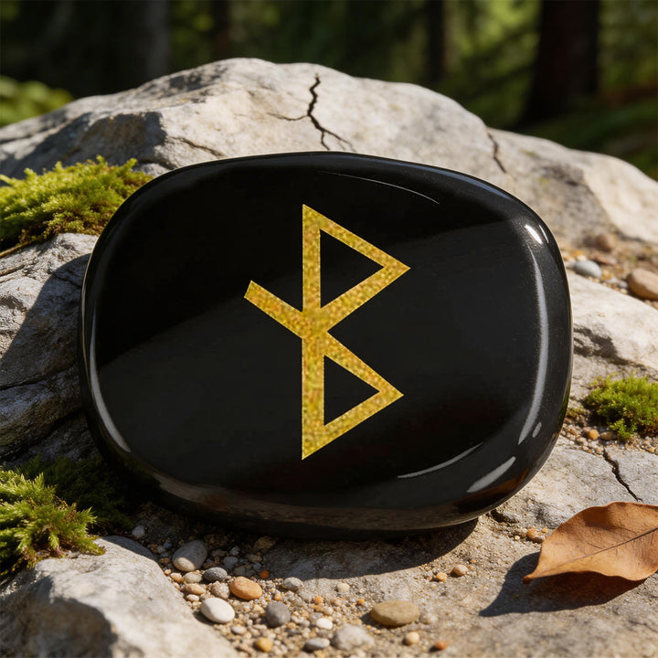 WorldNorse Healing Bind Rune Vitality Crystal Decor - Black Obsidian - image 7
