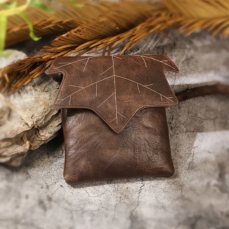 WorldNorse Vintage Leaf Design Pouch Bag - image 2