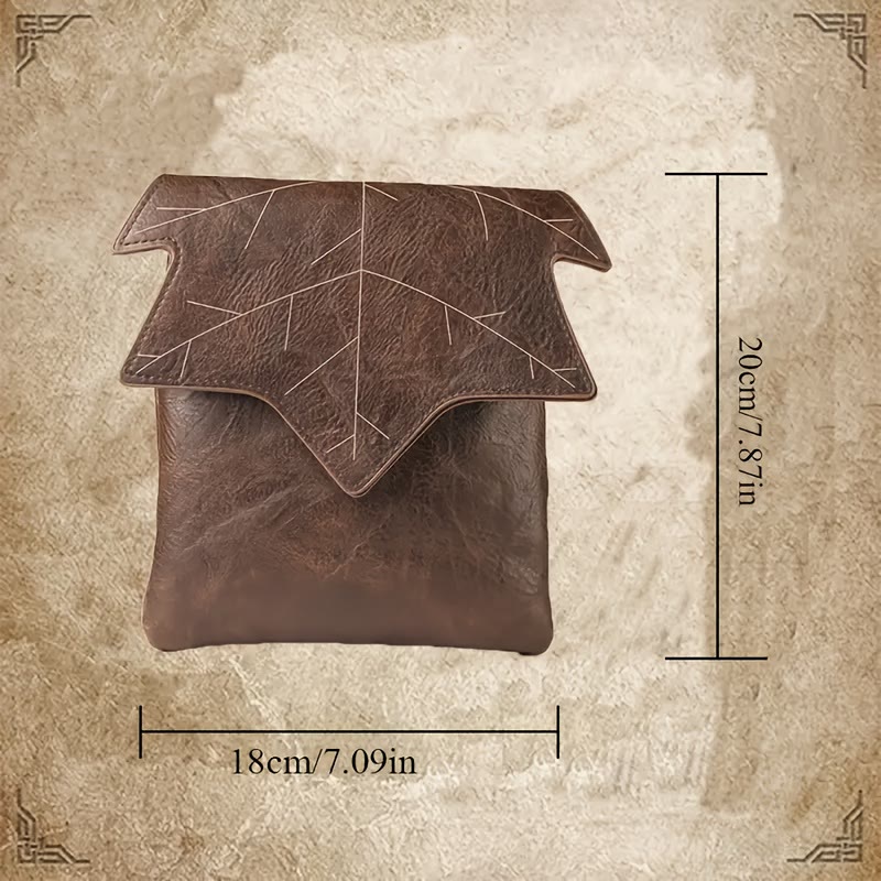 WorldNorse Vintage Leaf Design Pouch Bag - image 3