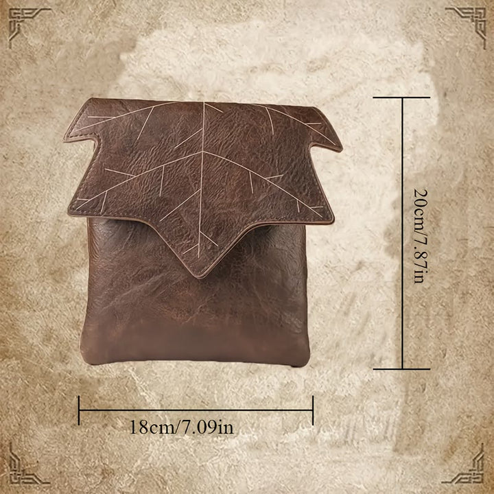 WorldNorse Vintage Leaf Design Pouch Bag - image 3
