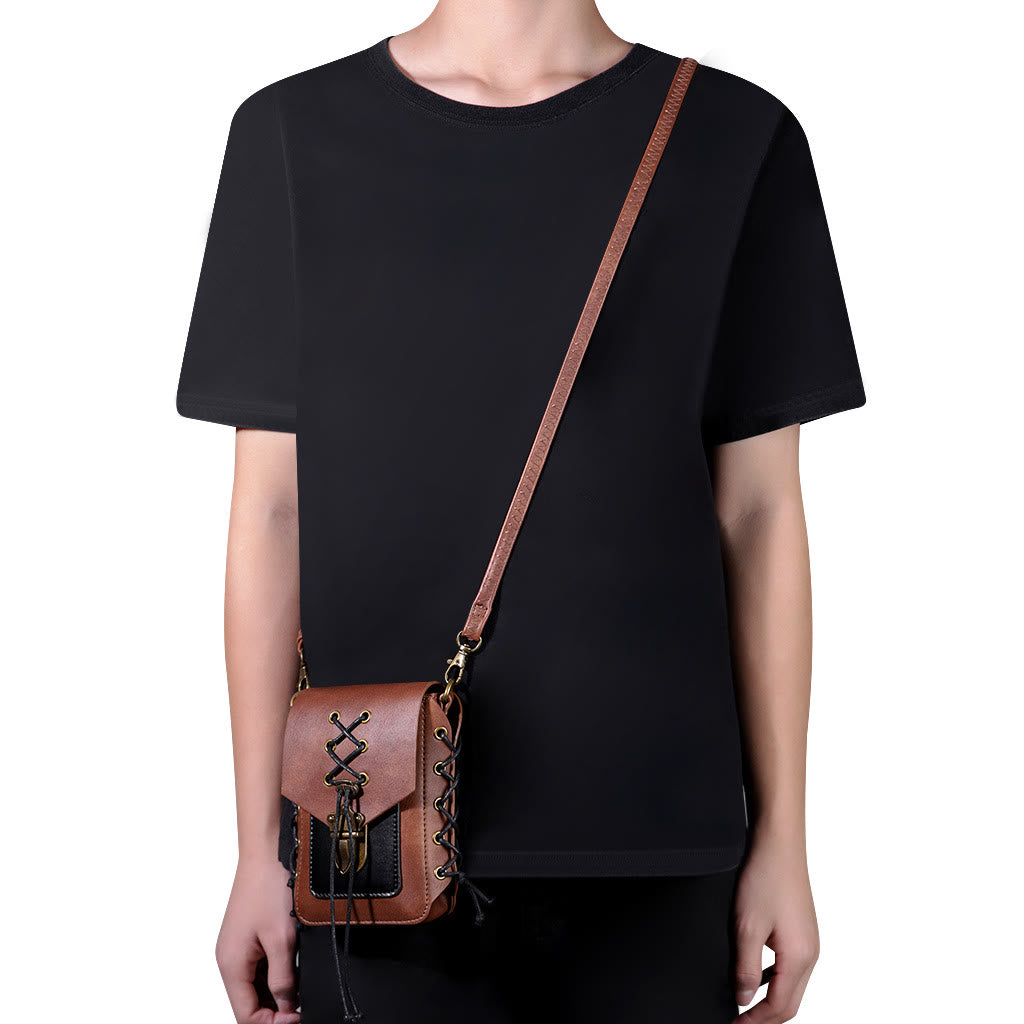 WorldNorse Vintage Laced Buckle Crossbody Pouch Bag  - image 8