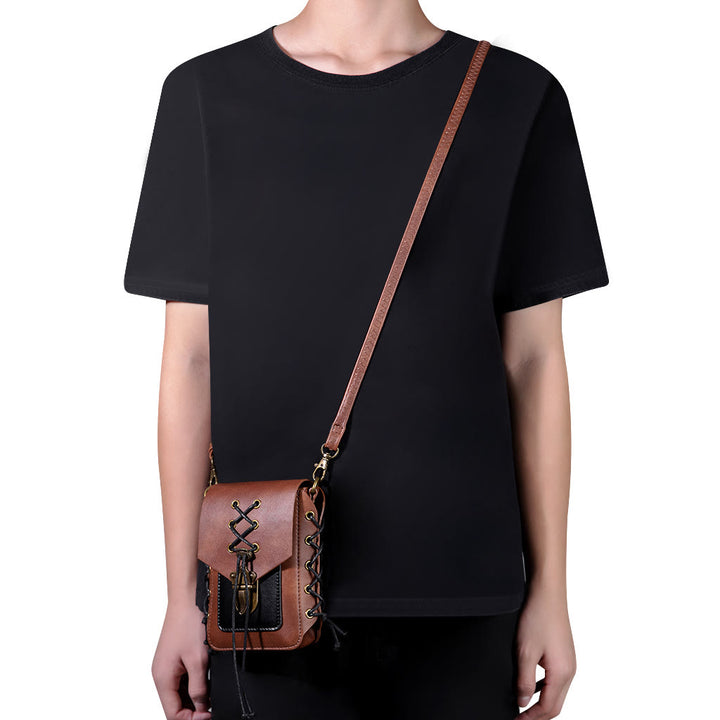 WorldNorse Vintage Laced Buckle Crossbody Pouch Bag  - image 8