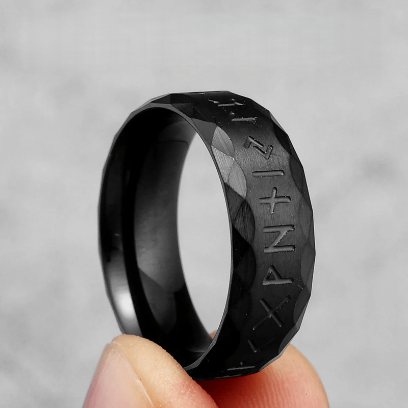 WorldNorse Hammered Futhark Rune Viking Amulet Ring - image 13