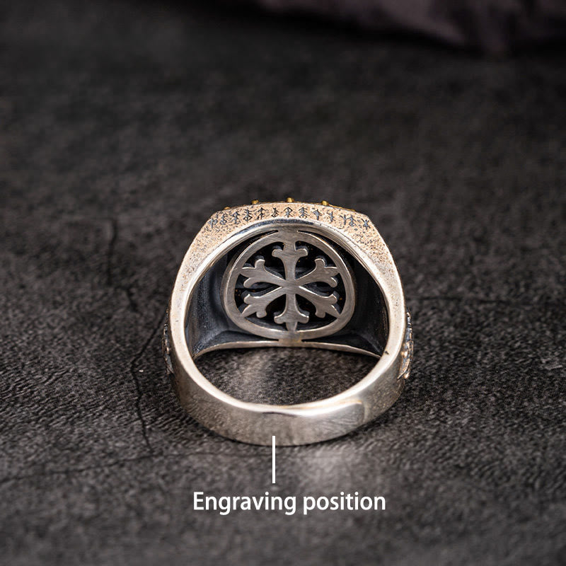 WorldNorse Handcrafted 925 Silver Valknut Viking Symbols Ring - image 13
