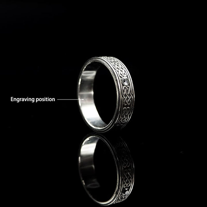 WorldNorse Handcrafted 925 Silver Celtic Knot Ring - UK Size Z+1（US 14) - YES PLEASE - image 7