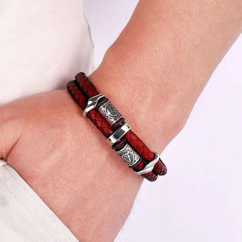 WorldNorse Celtic Knot And Viking Compass Stainless Steel Bracelet - image 13