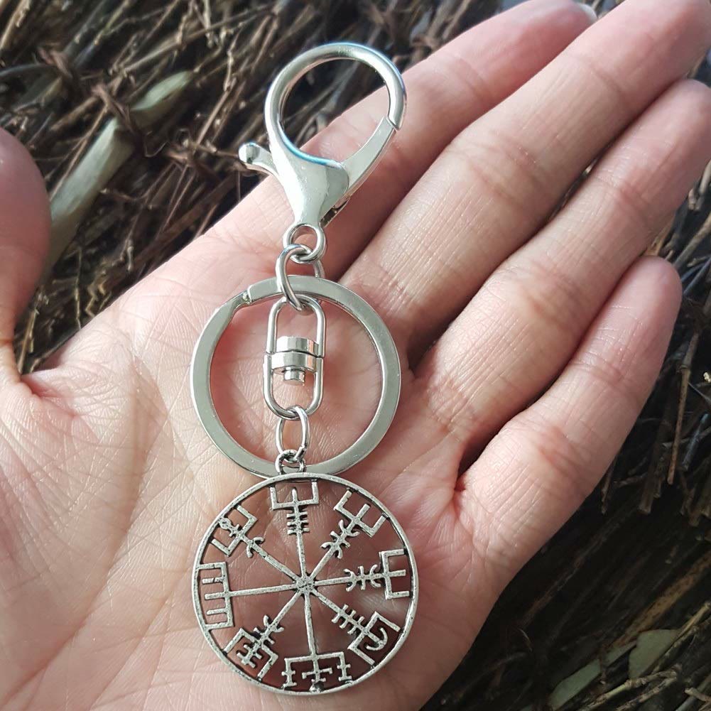WorldNorse Vegvisir Compass Keychain - image 3