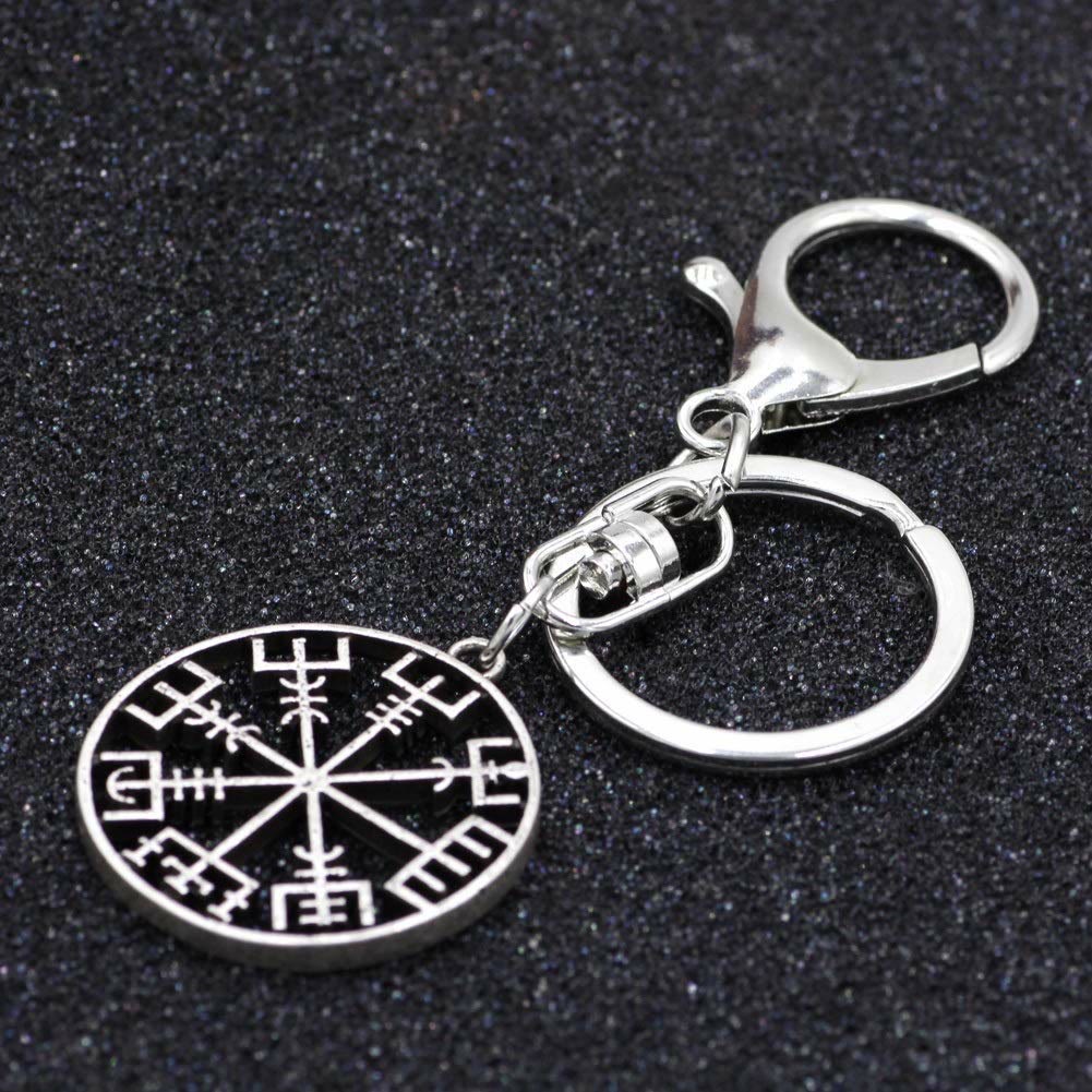 WorldNorse Vegvisir Compass Keychain - image 2